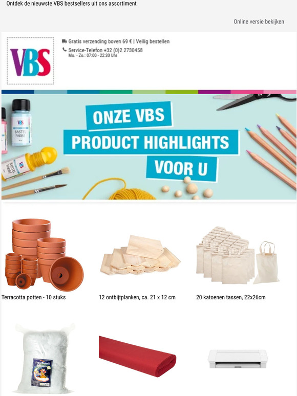 Huidige VBS Bestsellers