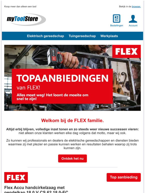 📢 Topaanbiedingen van FLEX 🟥