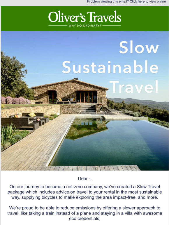 New: Slow Travel Package 🐌