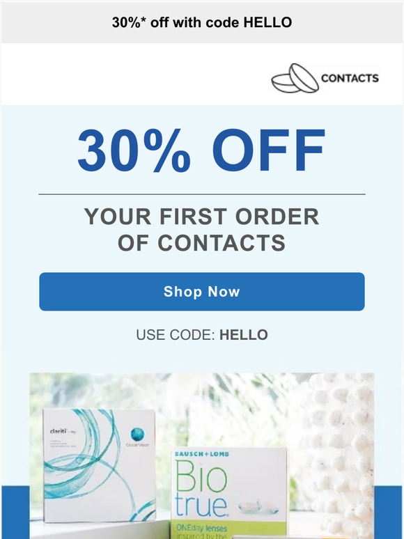 You're missing out on 30% off