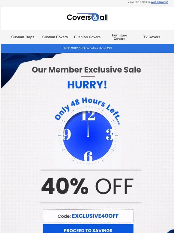 40% OFF for 48 Hours [SUBSCRIBERS ONLY]