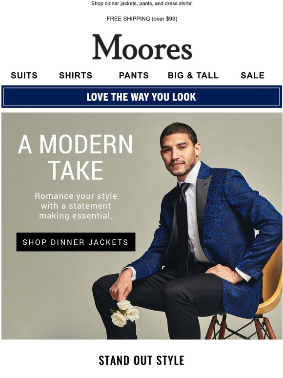 Moores Clothing: Get black tie affair ready | Milled