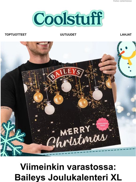 Bestseller Baileys joulukalenteri XL – nyt varastossa!