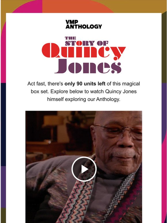 Don't miss out on The Story of Quincy Jones 🎩✨
