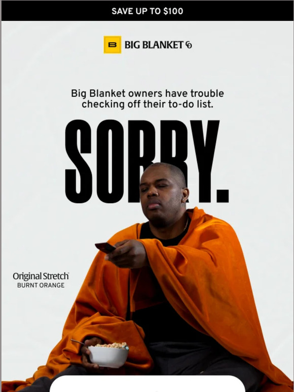 Big Blanket Co Your todo list is in trouble Milled