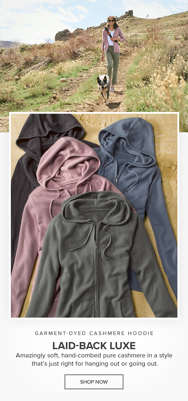 Orvis You ll wear our new cashmere hoodie everywhere. Milled