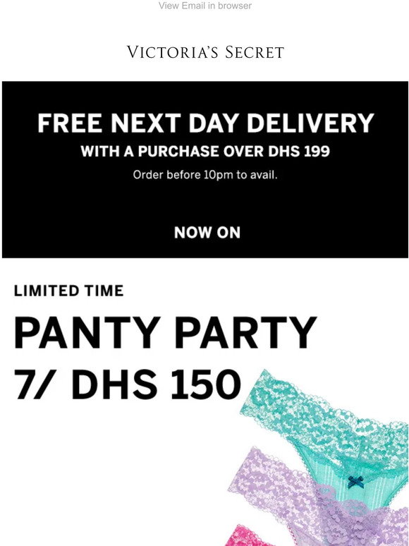 Victoria's Secret Panty Party NOW ON! Milled