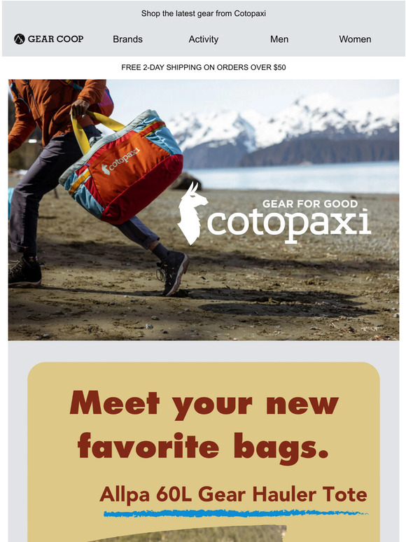 Gear Coop A bag for everywhere in between Milled