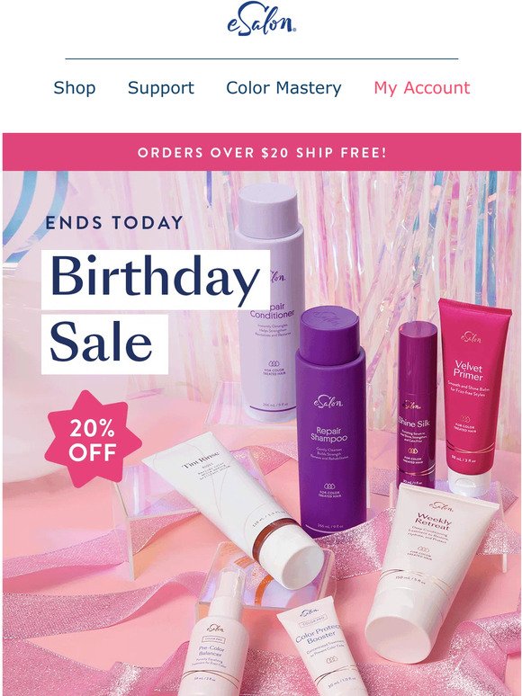 Our Birthday Sale Ends Today! ⌛