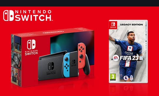 Nintendo Switch Neon Console & FIFA 23