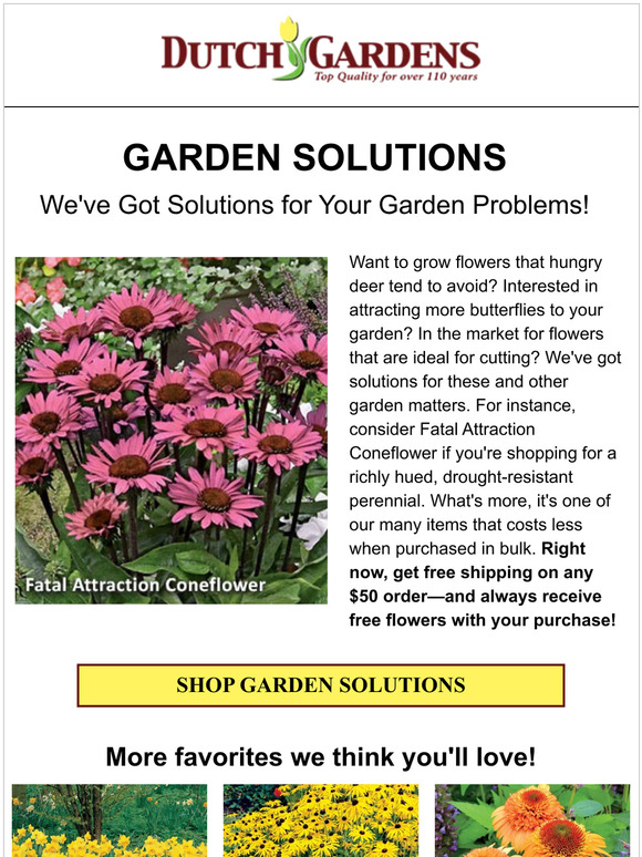 👩🏽‍🌾 Got garden problems? Get garden solutions!