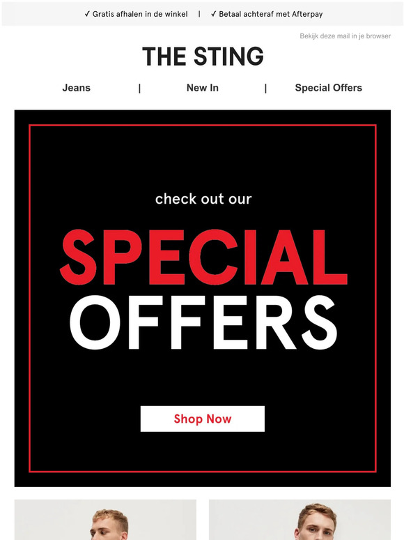 Check out our special offers!
