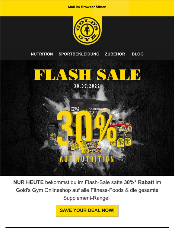 30% Flash-Sale 💪💥