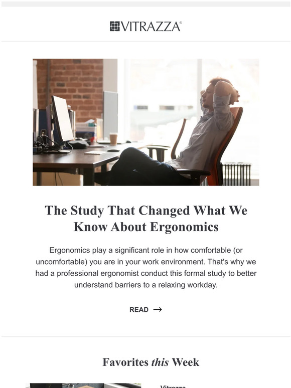 Vitrazza The Study That Changed What We Know About Ergonomics Milled