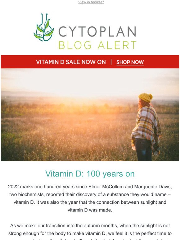 Vitamin D: 100 years on