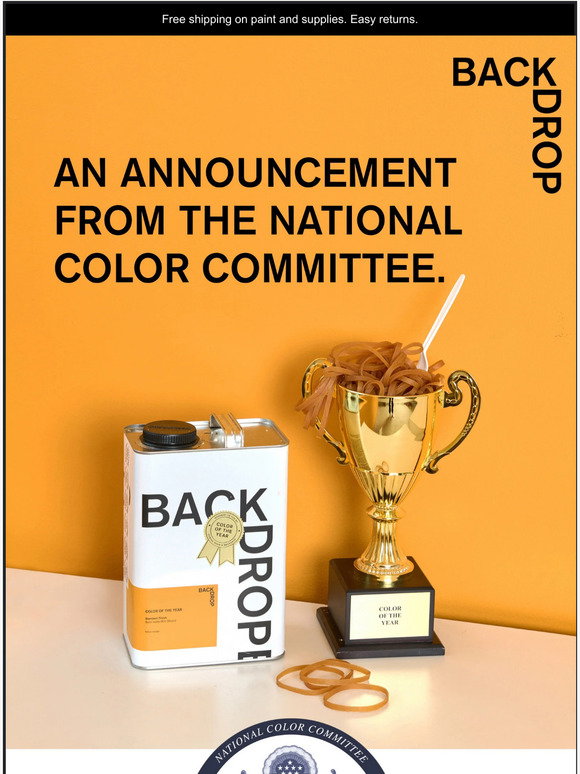 Backdrop: ANNOUNCEMENT FROM THE NATIONAL COLOR COMMITTEE | Milled - Follow Color Committee Interchangeable Parts Pack