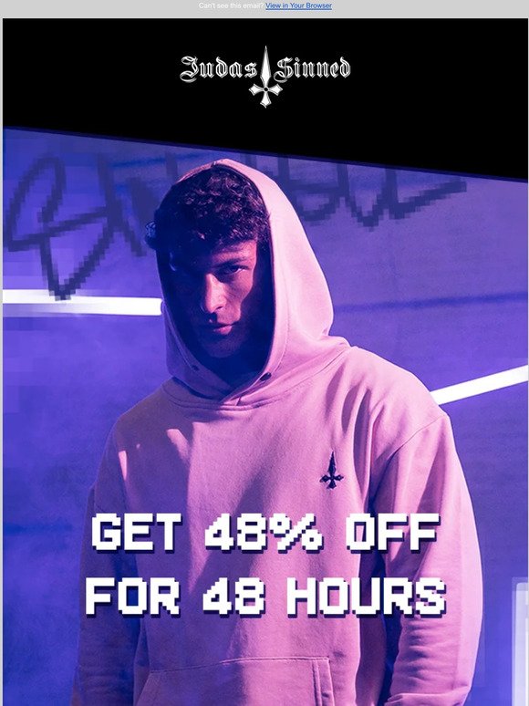 48% OFF FOR 48 HOURS 😈
