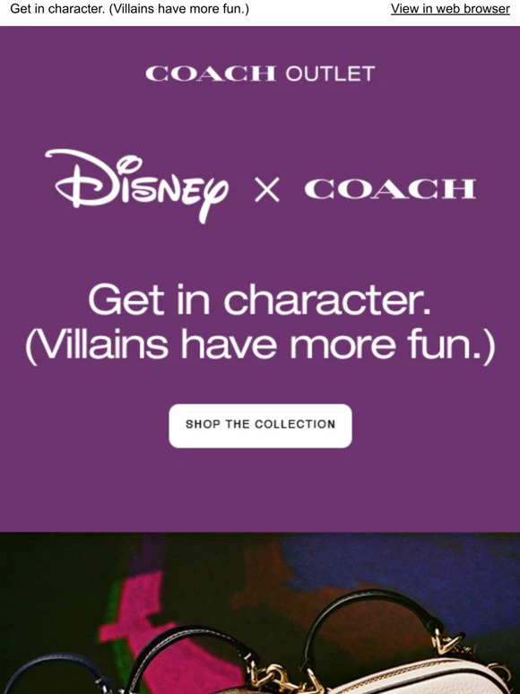 Coach Outlet AU Your Favorite Disney Villain Is Waiting Milled