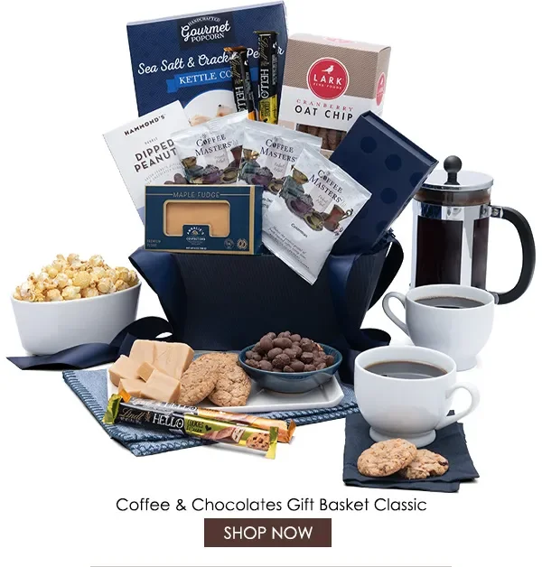 Coffee and Chocolates Gift Basket Classic