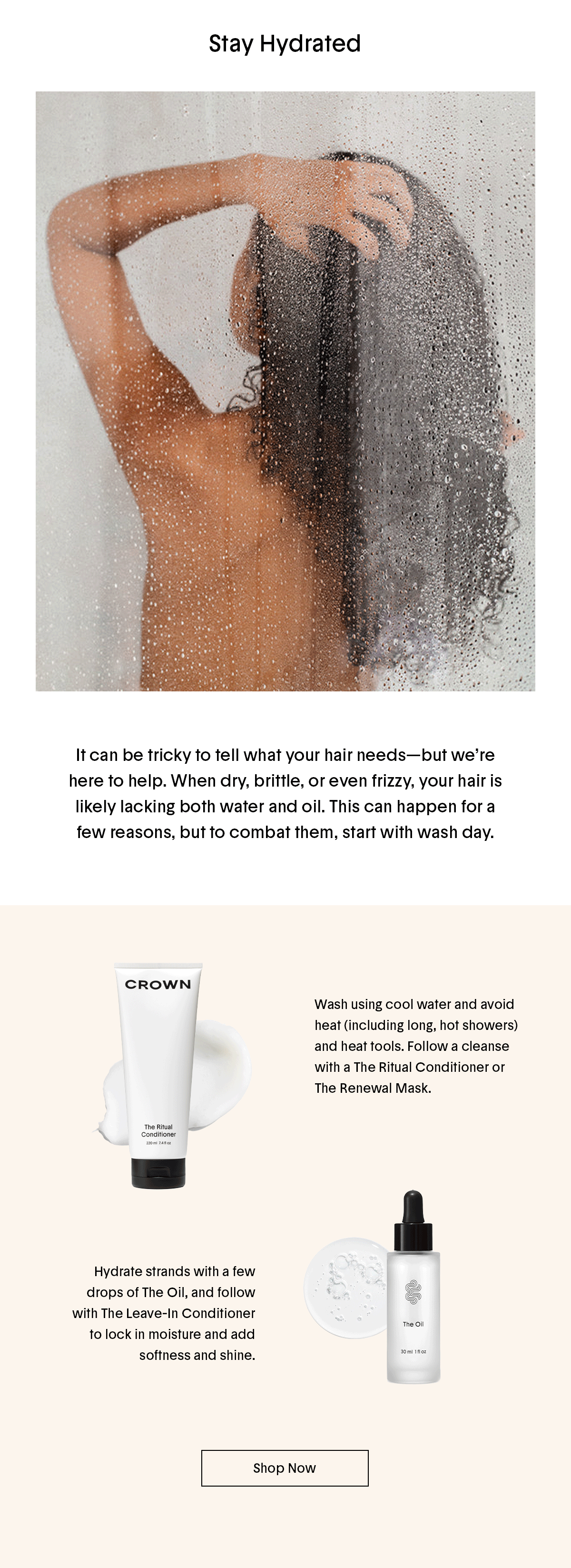 Crown Affair Dry Strands, Explained Milled