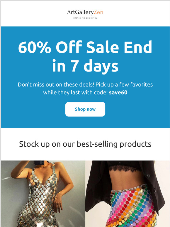 National Day Blowout Sale | 60% Off Whole Shop