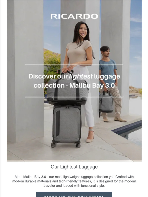 Ricardo Beverly Hills Meet our lightest weight luggage collection 👋 Milled