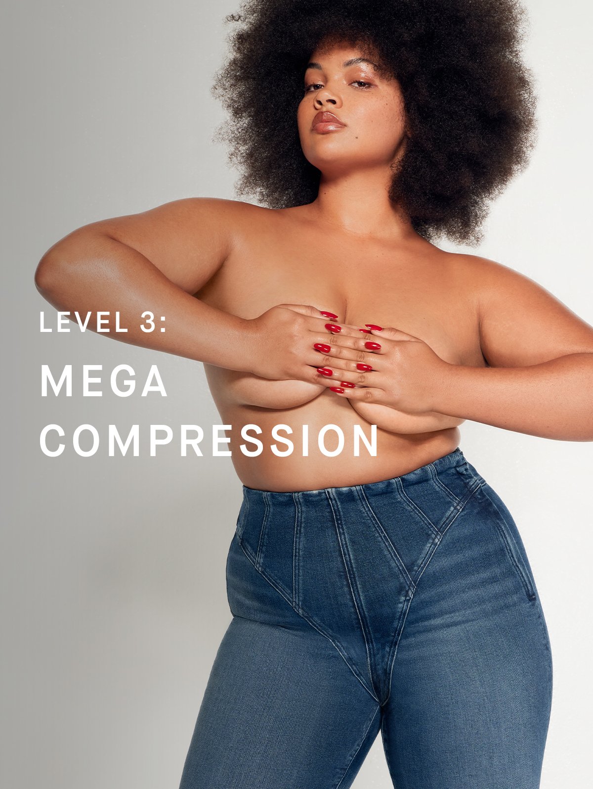 GOOD LEGS FLARE MEGA COMPRESSION JEANS | INDIGO443