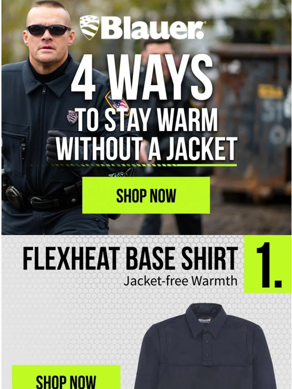 Blauer 4 Ways to Stay Warm Without a Jacket Milled