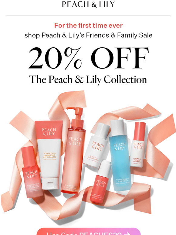 Peach and Lily Only two more days to get 20 off Milled