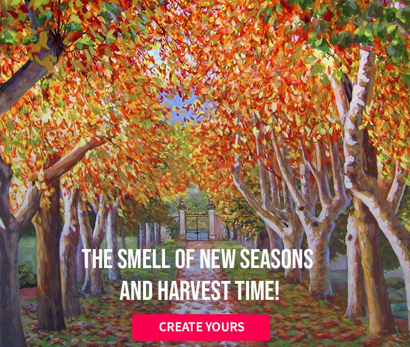 The smell of new seasons and harvest time