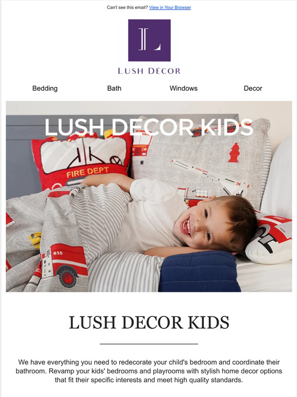 Lush Decor Lush Decor Kids Showcase Milled