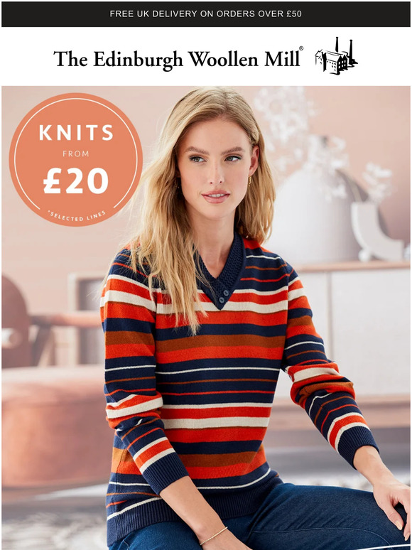 The Edinburgh Woollen Mil New Knits Just In Milled