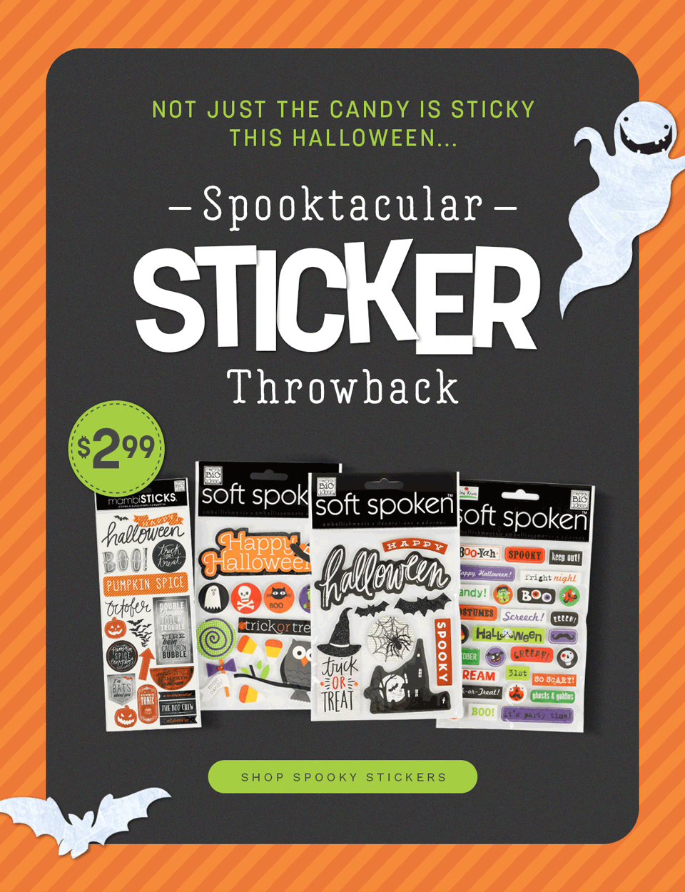 The Happy Planner 2.99 Stickers, DIY Goodie Bags, + Spooky Wallpapers