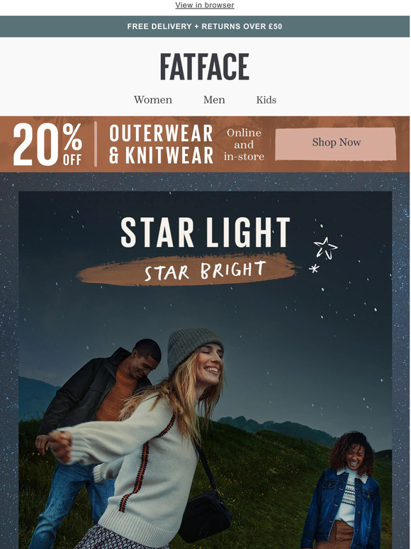 Fat Face UK WIN! £500 FatFace Voucher + A Night Under the Stars⭐🌙 Milled