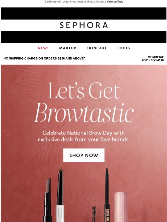 Sephora: Happy National Brow Day! 🎊 | Milled