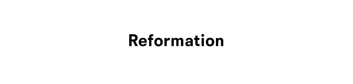 Reformation