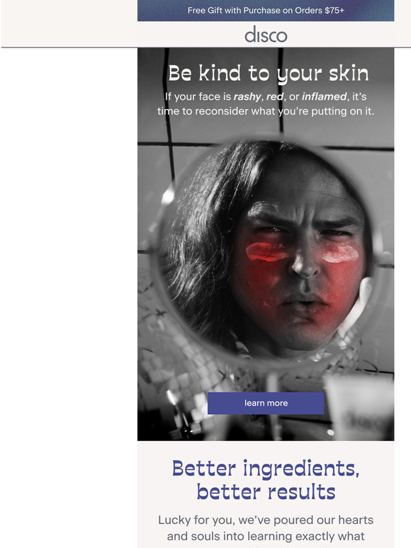 Disco 🪩 Sensitive skin? Milled