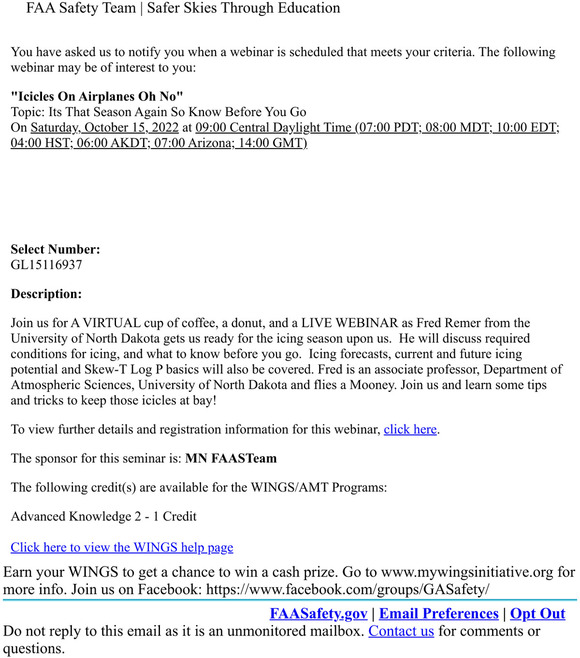 [GL15116937] Icicles On Airplanes Oh No - FAASafety.gov
