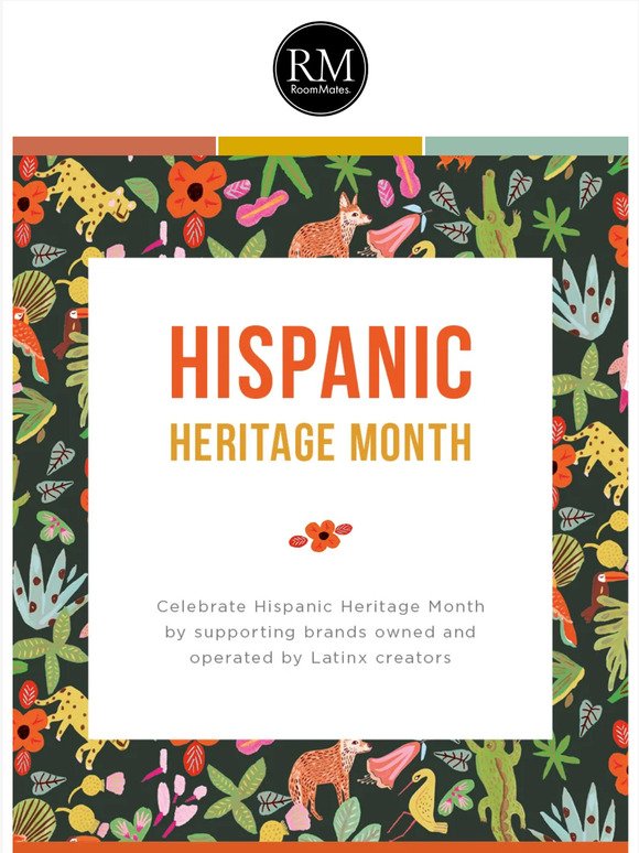 Happy Latino Heritage Month from RoomMates Décor!