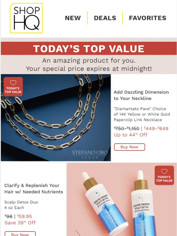 LAST CHANCE! Don't Miss Big Savings on Stefano Oro