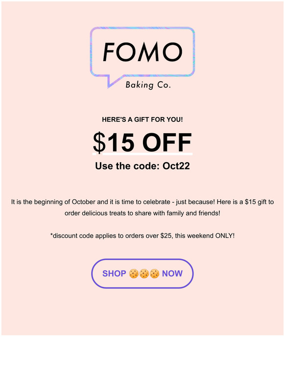 HERE'S A $15 GIFT! 🍪🍪🍪