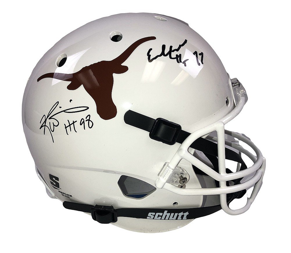 Shop Earl Campbell and Ricky Williams Dual Signed Full Size helmet