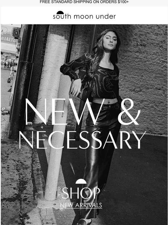 South Moon Under Your New Line Up is Here! Milled