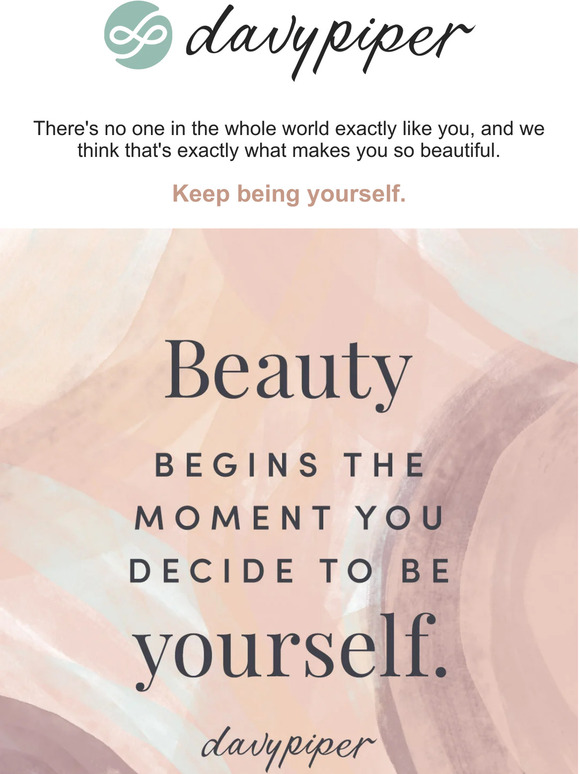 There's no one better than you.