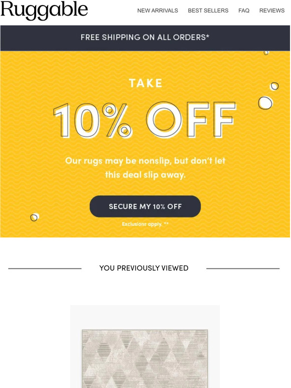 Ruggable Carpet Diem (with your offer!!) Milled