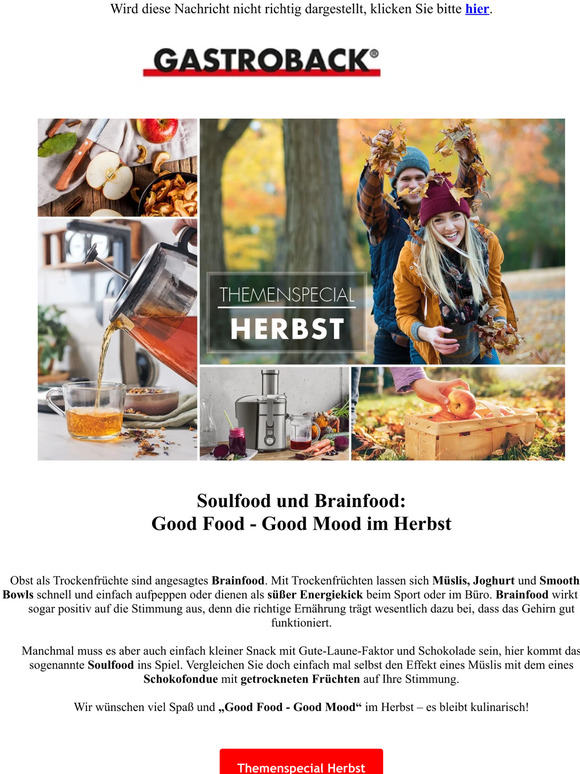 🍎 Soulfood und Brainfood: Good Food - Good Mood im Herbst 🍫