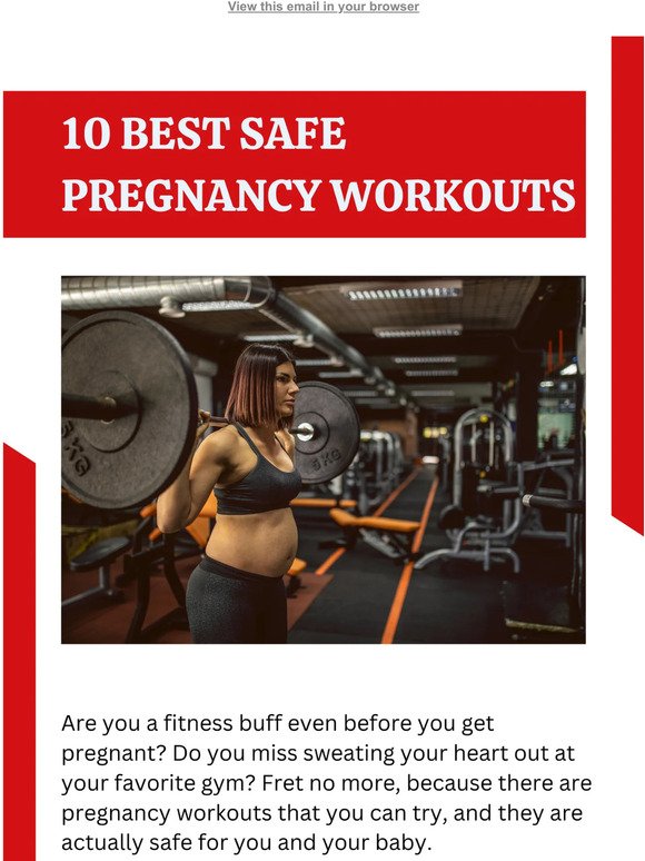 Safe Workouts During Pregnancy