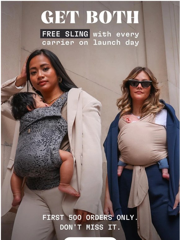 FREE BLOCK SLING with Every Carrier (Was £58 - Now FREE)