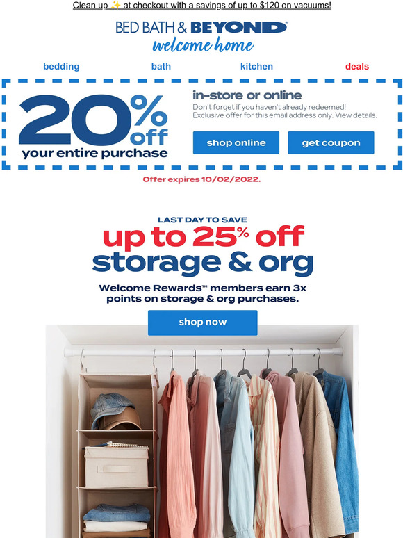 Bed Bath & Beyond: New C-O-U-P-O-N: get $10 OFF $30! Plus ...