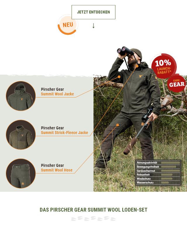 Pirscher Shop: Neues Loden-Set von Pirscher Gear | Milled